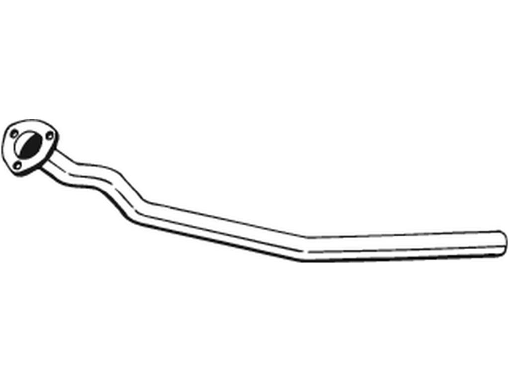 Exhaust Pipe, See accessories list for additionally required parts:  