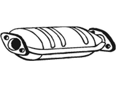 Catalytic Converter, with mounting parts, Emission Standard: Euro 1, Emission Standard: Euro 2