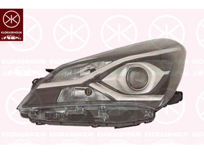 Forlygte, højre, HIR2, W21/5W, WY21W, uden indstillingsmotor for LWR, Koito-type