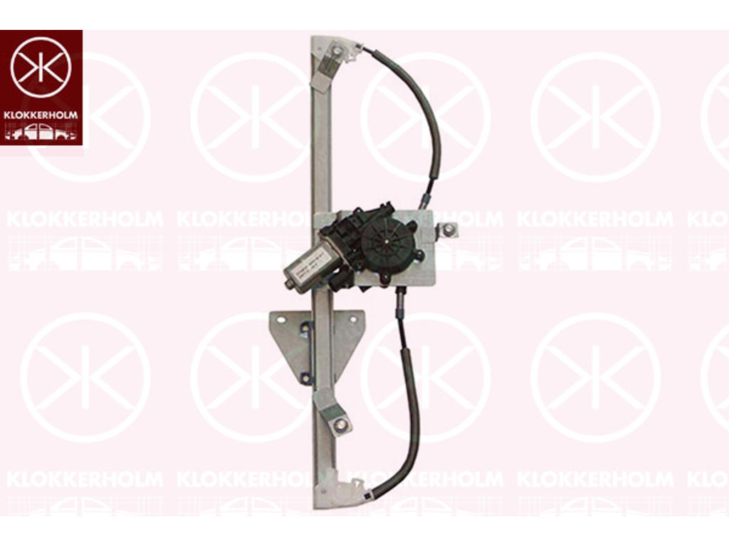 Window Regulator, with electric motor, Electric, Left Front