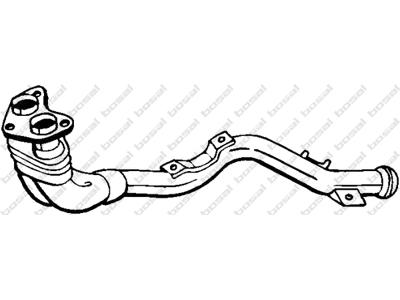 Exhaust Pipe, See accessories list for additionally required parts:  