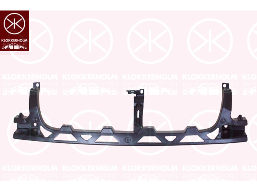 Support, bumper, Plastic, Front