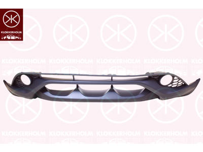 Bumper, Front, Vehicle Production Country: Great Britain, Lower Section, black