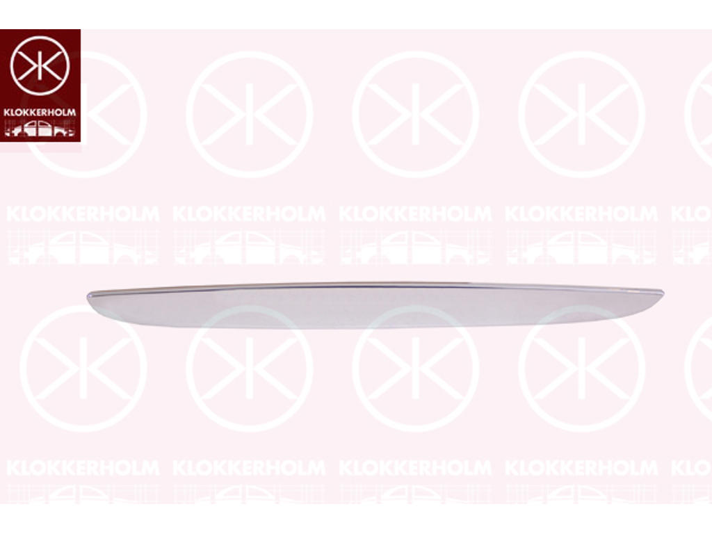 Radiator Grille, Right Front, Upper section, chrome