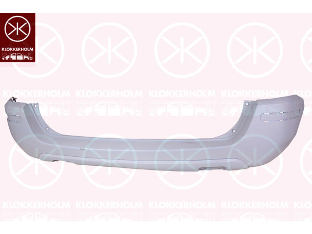 Bumper, w/primer, Rear