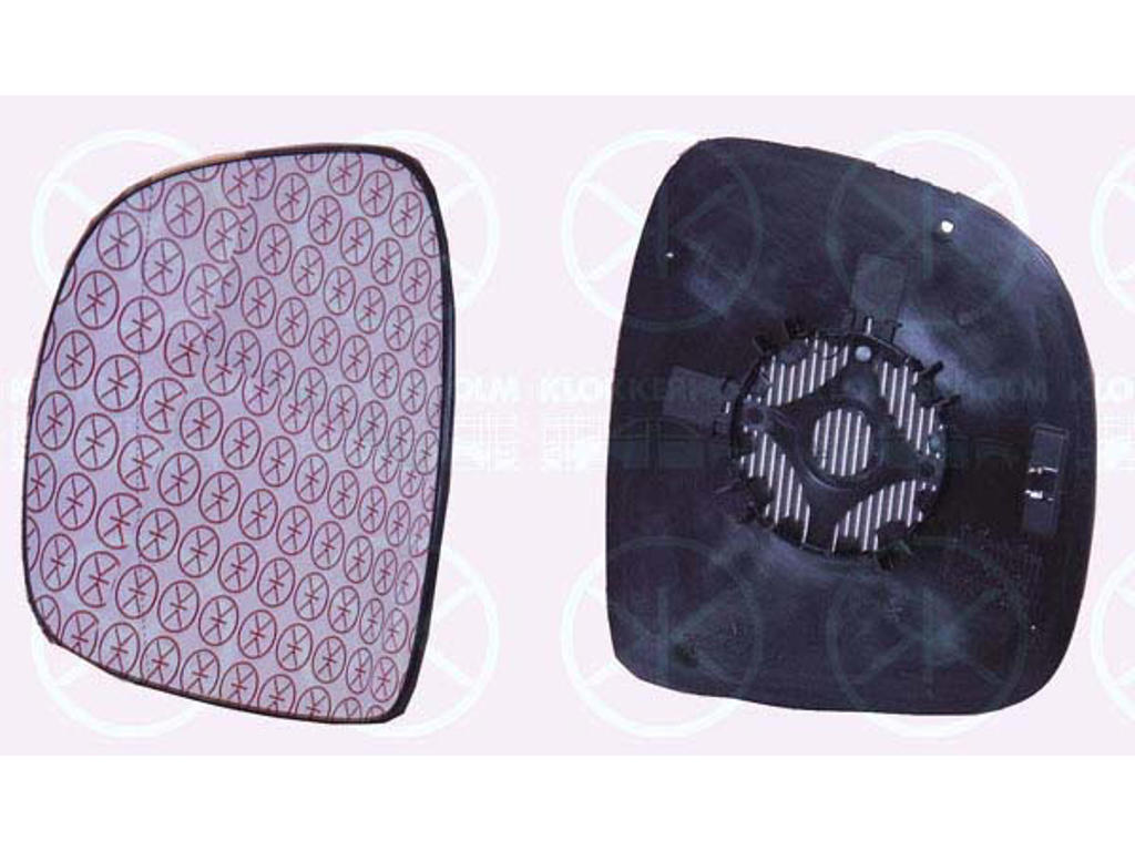 Mirror Glass, exterior mirror, for electric mirror adjustment, Aspherical, Heatable, Right