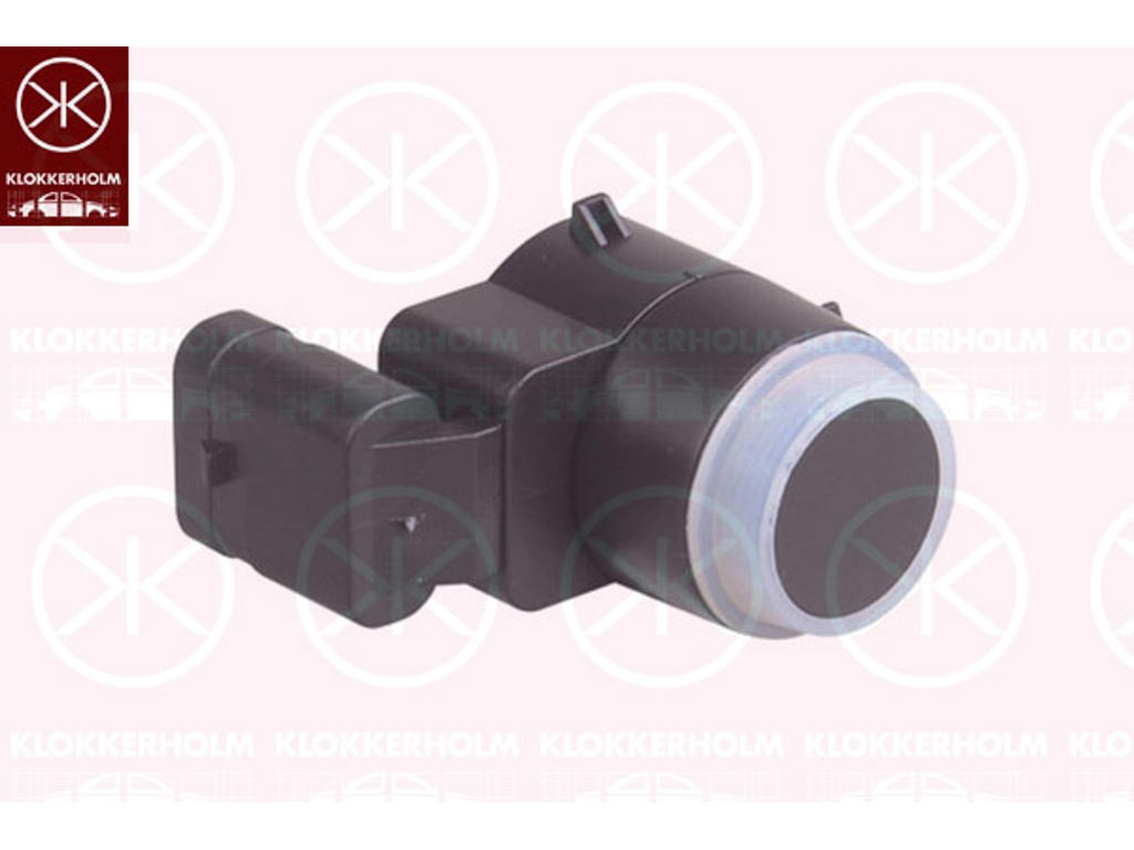 Sensor, park distance control, Front and Rear, Paintable, Number of pins: 3, Connector Shape: angled, Ultrasonic Sensor