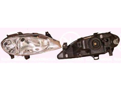 Headlight, H4, for vehicles with headlight levelling, Valeo, Left, Illuminance [lx]: 20
