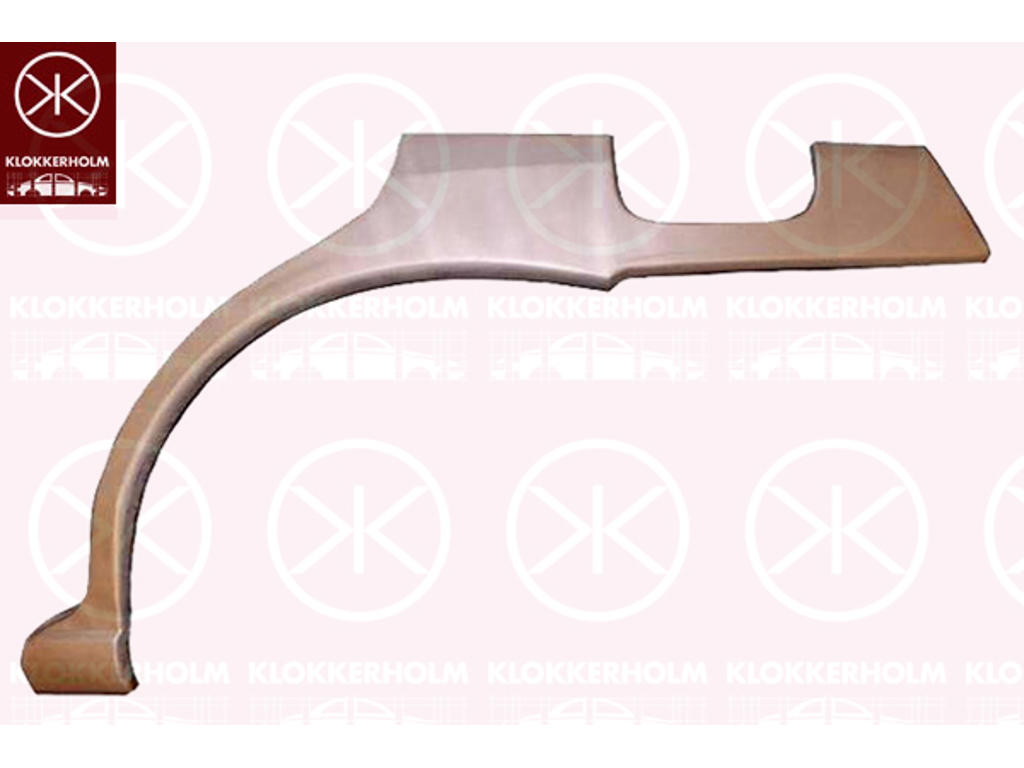 Quarter Panel, 4-dr, Left, Wheel Arch Border, Repair Panel