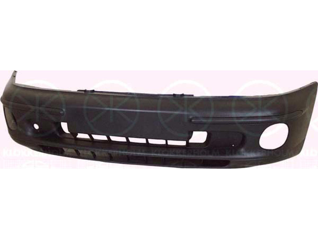 Bumper, w/primer, HLX, Front, with hole(s) for fog lights