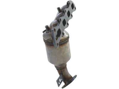 Catalytic Converter, with mounting parts, Euro 5, Emission Standard: Euro 6