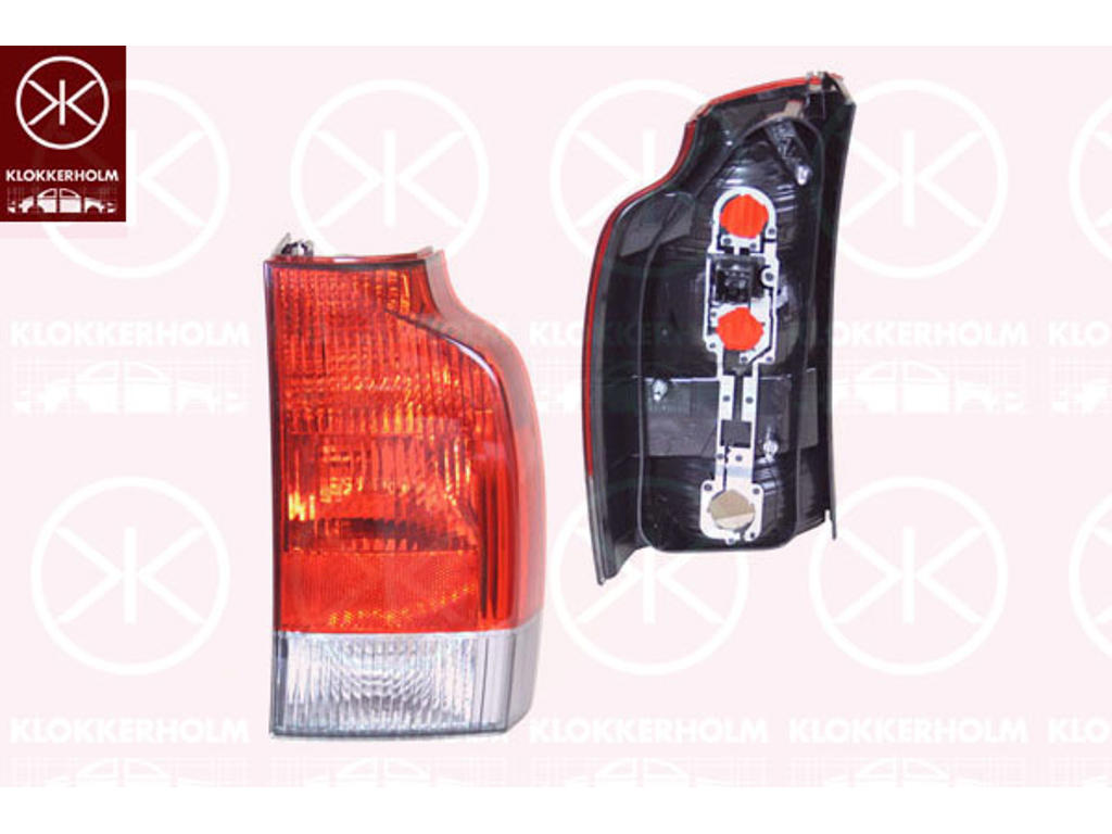 Tail Light Assembly, without bulb holder, Right, Lower Section