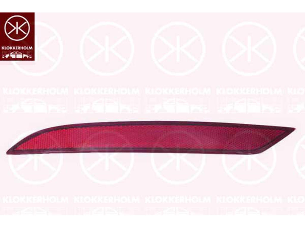 Reflector, Right Rear, red, not for trim level: R-LINE