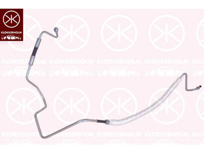 Hydraulic Hose, steering, from hydraulic pump to steering gear, for vehicles without air conditioning