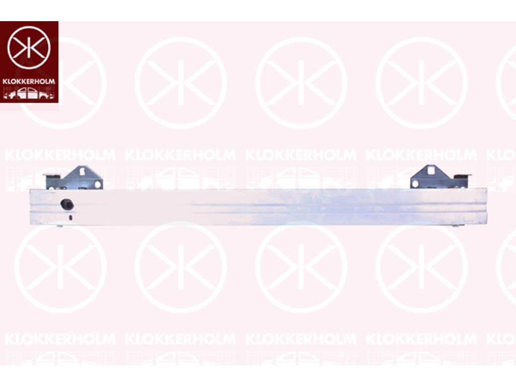 Support, bumper, Aluminium, Front, Upper section