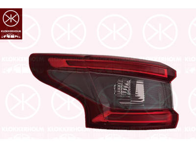 Baglygte, højre, LED, PY21W, uden lampeholder, Koito