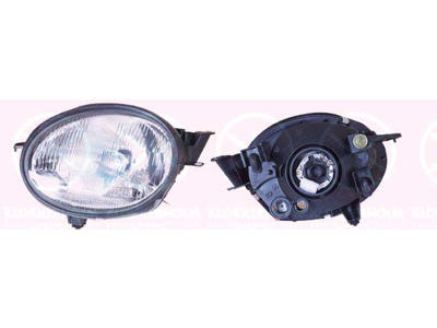 Headlight, H4, without motor for headlamp levelling, Koito type, Left, Illuminance [lx]: 17.5