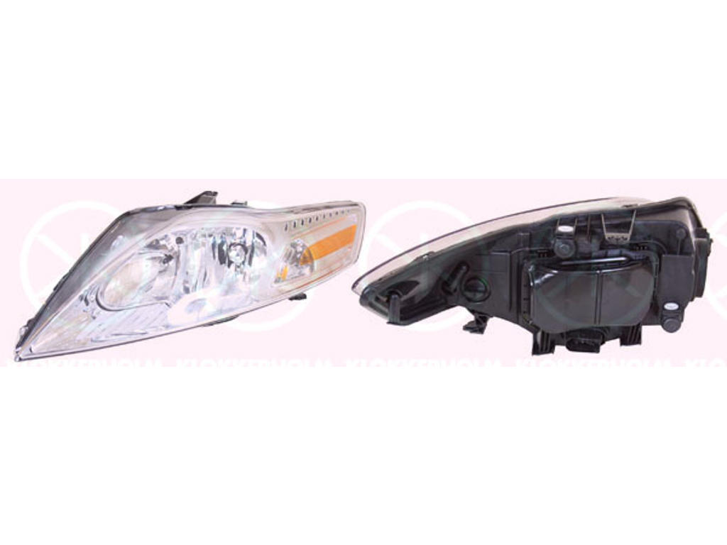 Headlight, Right, Illuminance [lx]: 17.5, H7/H1, with position light, with reflector, with motor for headlamp levelling