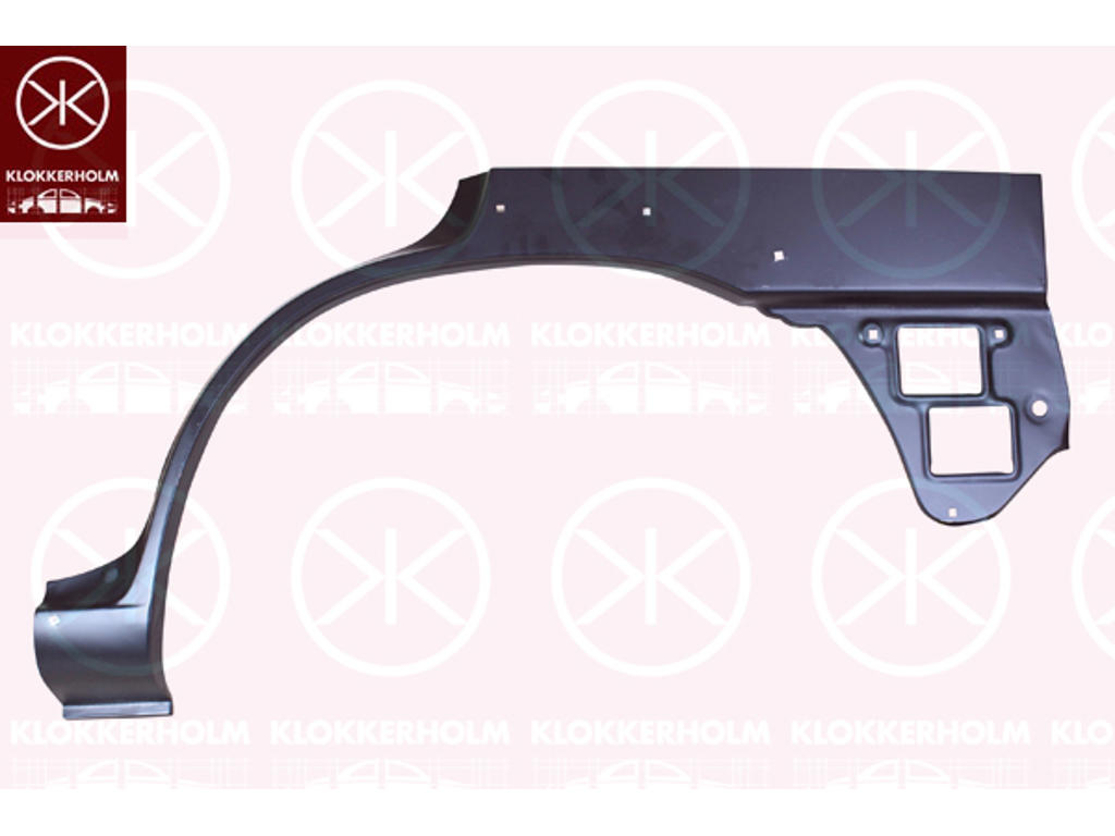 Quarter Panel, 4-dr, Wheel Arch Border, Repair Panel, Left
