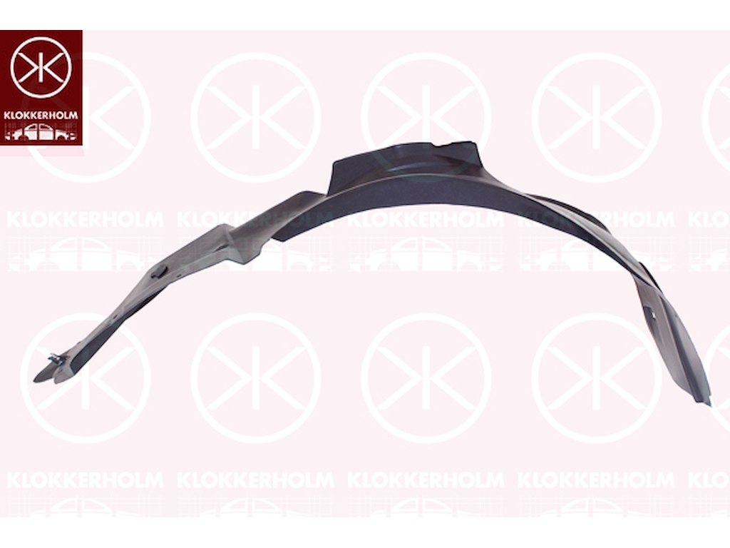 Liner, wheelhouse, Plastic, Left Front