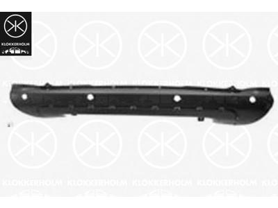 Bumper, Rear, with holes for trim/protective strip, with hole(s) for park distance control