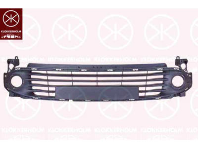 Ventilation Grilles, bumper, Front, black