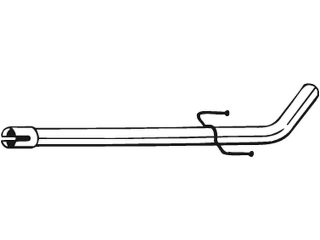 Exhaust Pipe, See accessories list for additionally required parts:  