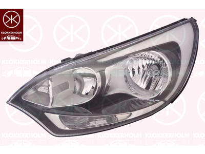 Headlight, H7/H1, with motor for headlamp levelling, Left, Illuminance [lx]: 12.5