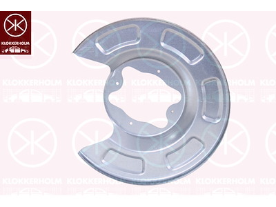 Dekplaat, remschijf, Achteras links, Reparatiepaneel, Diameter 1/2 [mm]: 268/75