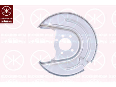 Bromssköld, Bakaxel höger, för bromsskivediameter [mm]: 253, Diameter 1/diameter 2 [mm]: 274/52, förzinkad
