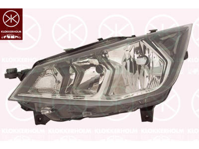 Headlight, Left, H7/H7, with daytime running light (LED), with motor for headlamp levelling