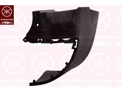 Bumper, Right Rear, long, for vehicles with back doors