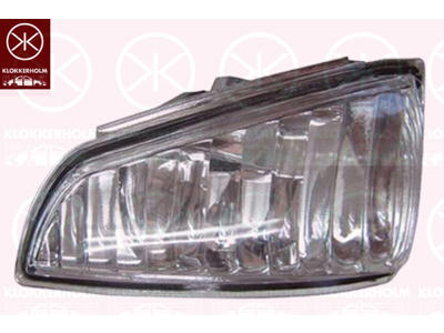 Direction Indicator, Fitting Position: Left Exterior Mirror, white, without bulb holder