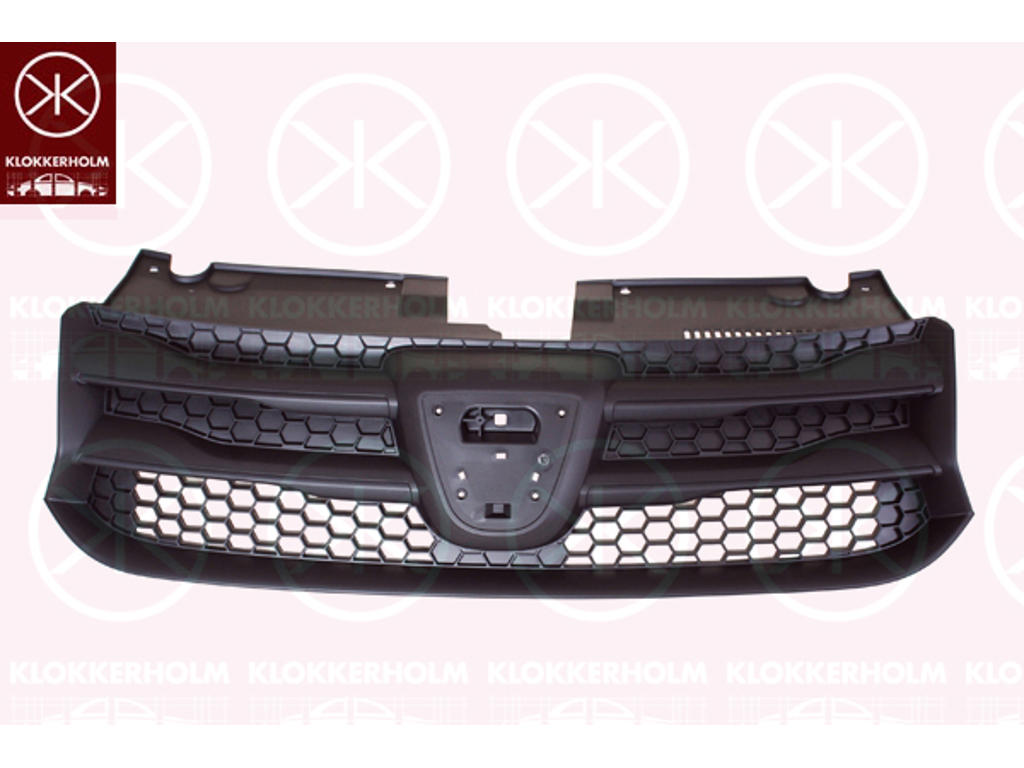 Radiator Grille, Front, black