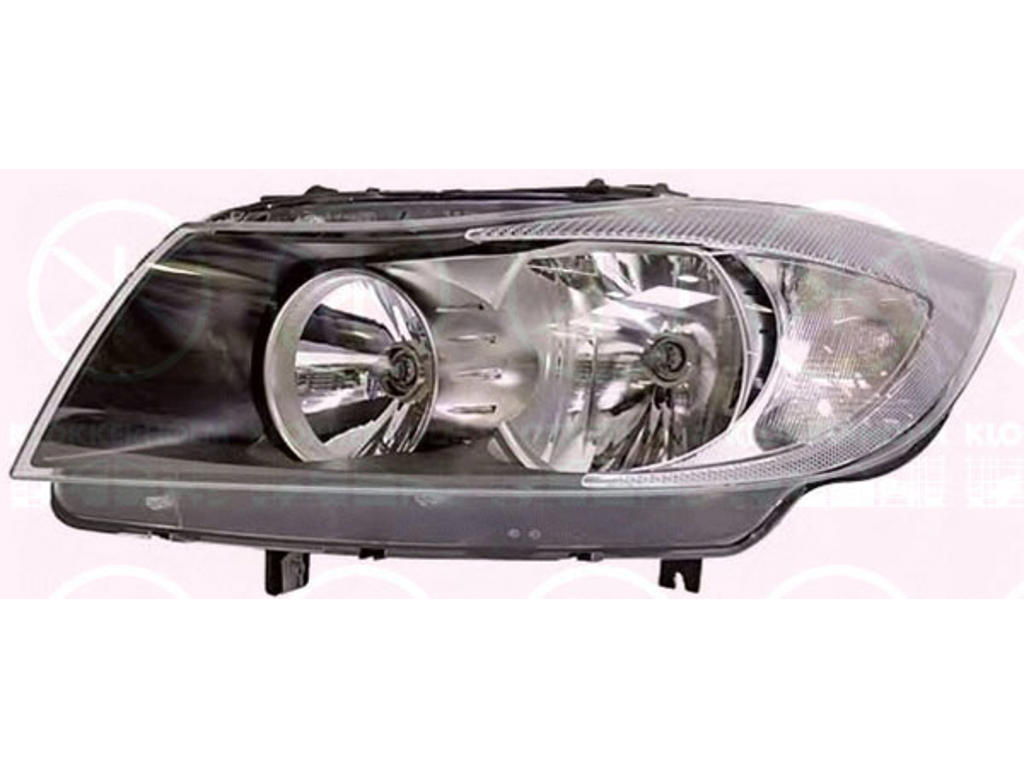 Headlight, H7/H7, with motor for headlamp levelling, ZKW, Left, Illuminance [lx]: 17.5