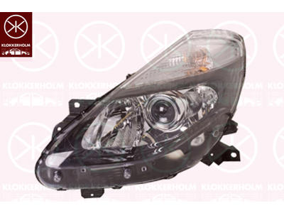 Headlight, with dynamic bending light, H7/H1/H1, without motor for headlamp levelling, Valeo, Left, Illuminance [lx]: 12.5, Housing Colour: black