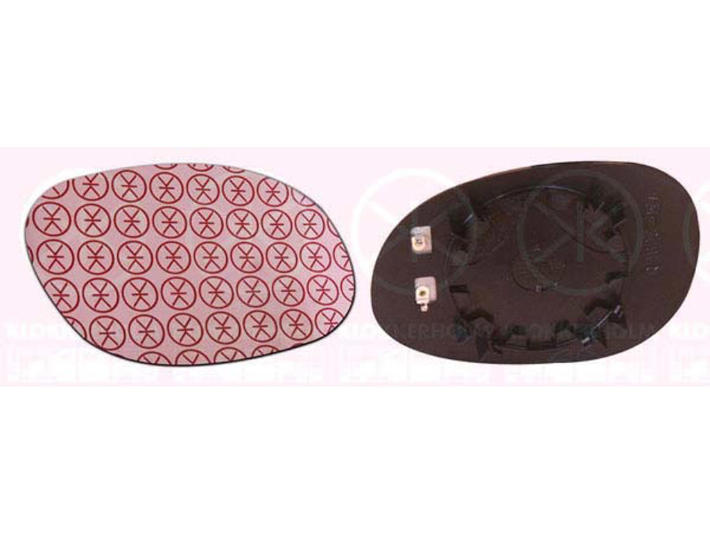 Mirror Glass, exterior mirror, Convex, Heatable, Right