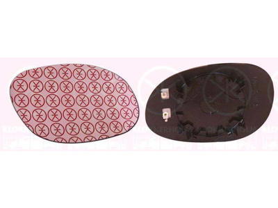 Mirror Glass, exterior mirror, Convex, Heatable, Right