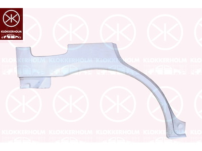 Quarter Panel, 4-dr, Right Rear, Wheel Arch Border, Repair Panel