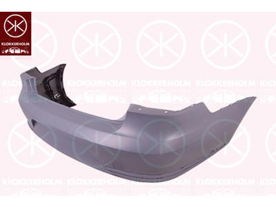 Bumper, Rear, w/primer, not for trim level: R-LINE