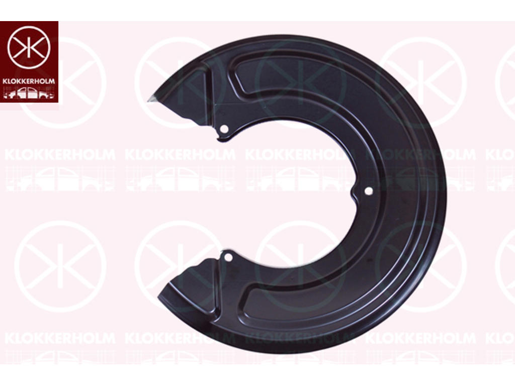 Splash Guard, brake disc, Rear Axle