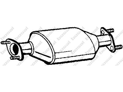 Catalytic Converter, with mounting parts, Emission Standard: Euro 1, Emission Standard: Euro 2