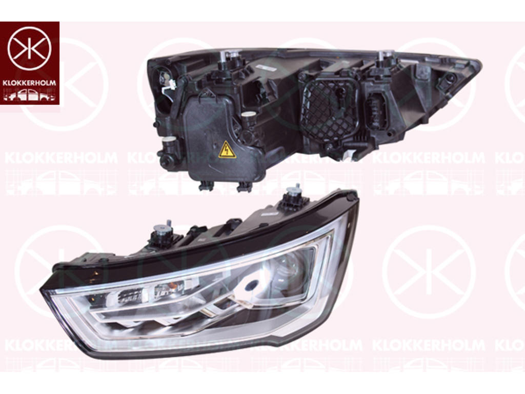 Headlight, Left, Bi-Xenon, ZKW, with motor for headlamp levelling, without control unit for Xenon, D3S (Gas Discharge Lamp), PWY24W