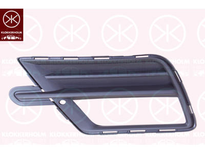 Ventilation Grille, bumper, Right Front, with hole(s) for fog lights