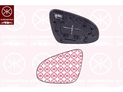 Mirror Glass, exterior mirror, Left, Vehicle Production Country: Japan, Heatable, Convex