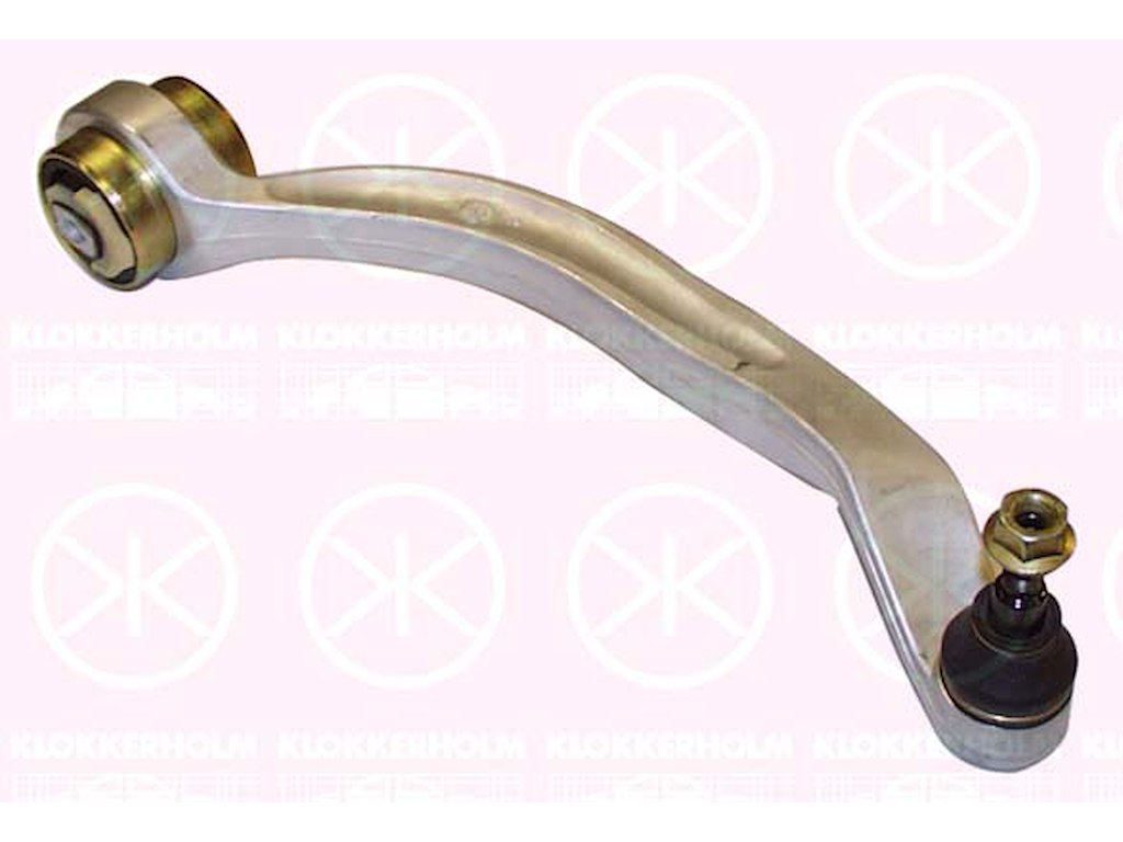 Control/Trailing Arm, wheel suspension, Front Axle Left, Aluminium, Rear Section, Lower Section, Control Arm