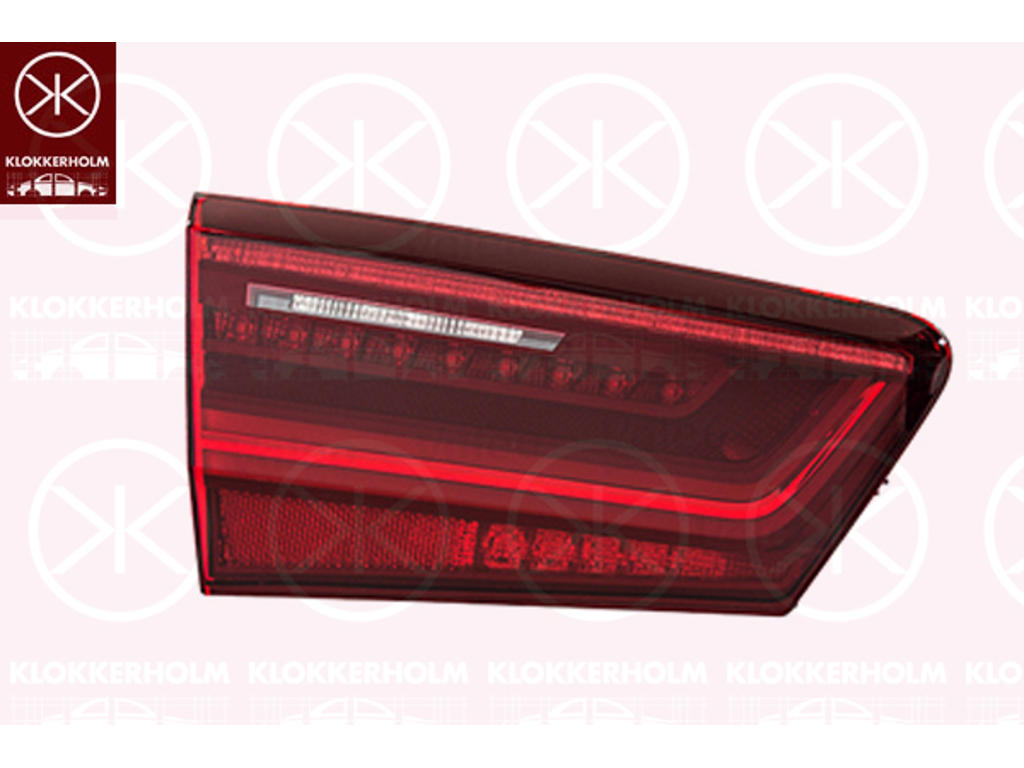 Kombinationsbackljus, Vänster, Blinkerfärg: rökgrå, innerdel, LED, Valeo