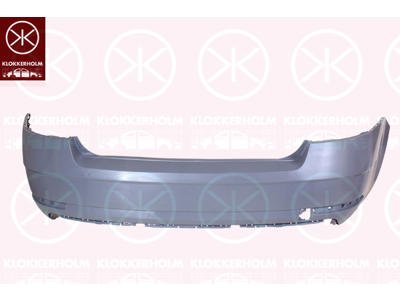 Bumper, Rear, Smooth, not for trim level: RS