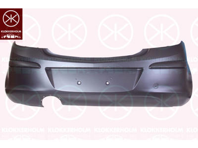 Bumper, w/primer, 5-drs, Rear, Trim Level: Sport, GSI, XSI, SRI