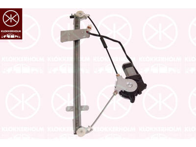 Window Regulator, with electric motor, Electric, Left Rear